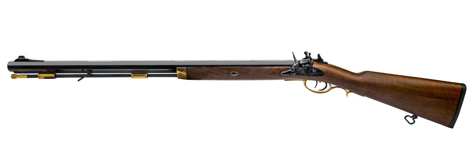 Traditional Hawken Hunter Rifle left hand flintlock model